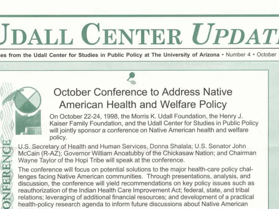 Udall Center Update No. 04