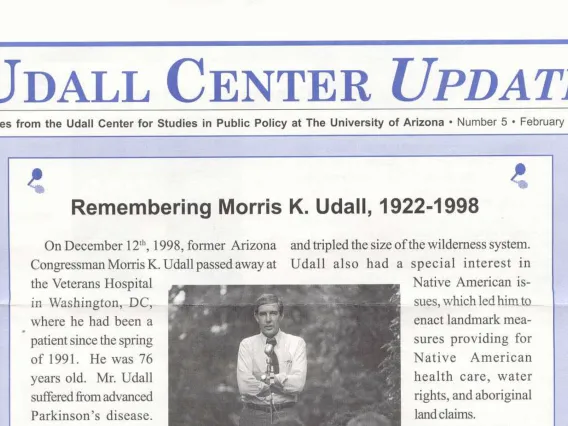 Udall Center Update No. 05