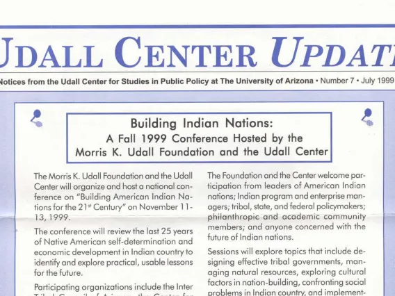 Udall Center Update No. 07