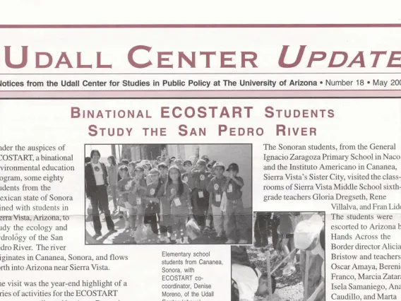 Udall Center Update No. 18