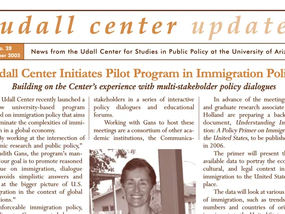 Udall Center Update No. 28