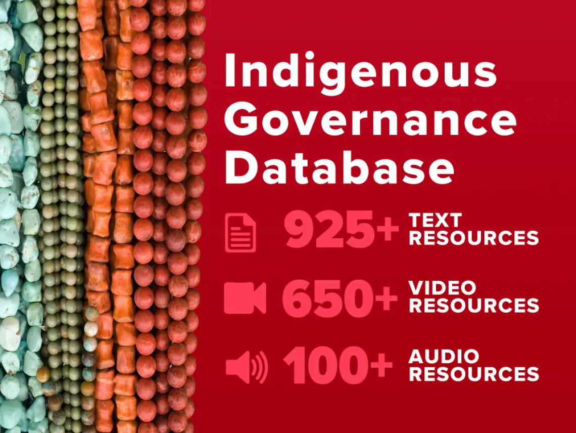 Indigenous Governance Database