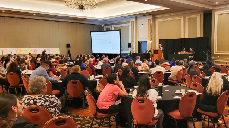 A full ballroom at Casino del Sol during the Pascua Yaqui Tribe's Enrollment Conference.