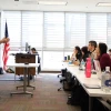 Stephen Cornell lectures to a packed classroom in the University of Arizona Law School during JIT 2024.